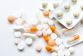 1.薬物療法: 1.薬物療法: